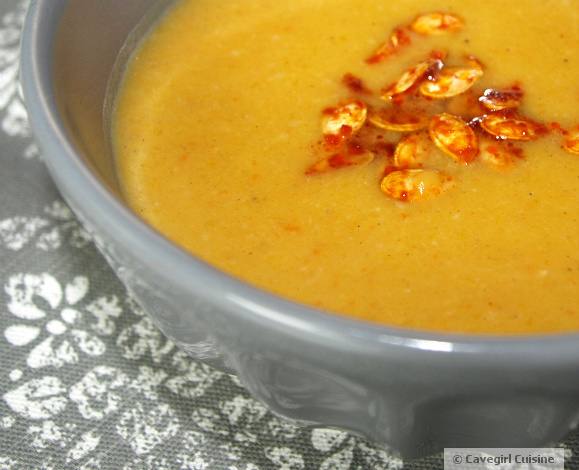 Savory Butternut Squash Soup - Paleo Recipes - Cavegirl ...