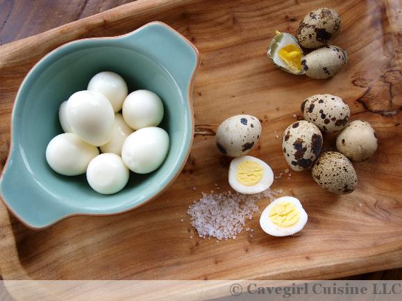 Hard Boiled Quail Eggs Paleo Recipes Cavegirl Cuisine