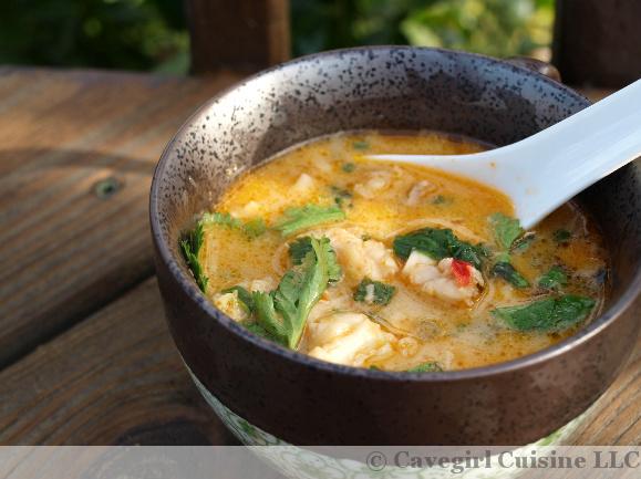 Spicy Thai Lobster Soup (Lobster Tom Kha)